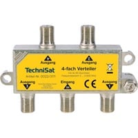 TechniSat 4-Wege Verteiler silber