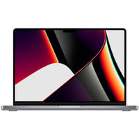 Apple MacBook Pro (14") 2021 Generalüberholt, Notebook grau, 16 GB, 512 GB (512 GB SSD), macOS, Deutsch