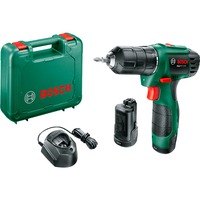 Bosch Akku-Bohrschrauber EasyDrill 1200 grün/schwarz, 2x Li-Ionen Akku 1,5Ah, Koffer