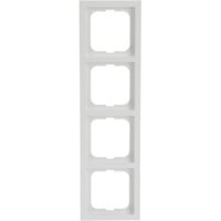 Busch-Jaeger Rahmen vierfach future linear, Typ 1724-184K, Kunststoff, Unterputzmontage, glänzend weiß (glänzend), Retail