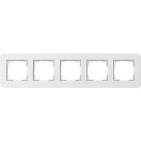 Gira Abdeckrahmen 5fach weiß, Retail