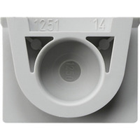 Gira Kabeleinführung AP-WG 000930, Adapter grau, Retail