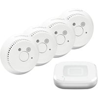 Homematic IP Starter Set Rauchwarnmelder - 4 Räume 1x Access Point 2, 4x Rauchwarnmelder