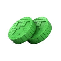 KontrolFreek KontrolFreek No-Slip Thumb Grips – Creeper Edition, Kappe grün, 2 Stück, für Nintendo Switch 2 Joy-Cons / Pro Controller