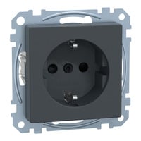Merten Schutzkontakt Steckdose Standard anthrazit, Retail