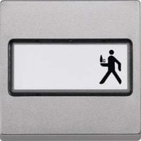 Merten Wippe mit Schriftfeld aluminium, Retail