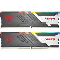 Patriot DIMM 32 GB DDR5-7200 (2x 16 GB) Dual-Kit, Arbeitsspeicher schwarz, PVVR532G720C34K, Viper Venom RGB, INTEL XMP