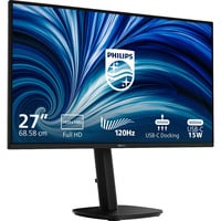 Philips 27B2U3301, LED-Monitor 68.5 cm (27 Zoll), schwarz, FullHD, IPS, USB-C, DP, HDMI, USB-Hub, 120Hz Panel