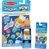 0681147005570 - Melissa & Doug - Sticker WOW! Astronaut Aufkleberstempel & Block Basteln