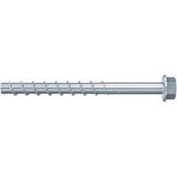 fischer Betonschraube FBS 5x50 15/5 Sechskant mit U-Scheibe 100 Stück, verzinkt