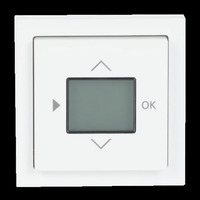 Busch-Jaeger Jalousie Komfort Timer Set Typ 6411 Unterputz mit integrierter Zeitschaltuhr weiß (glänzend), Retail