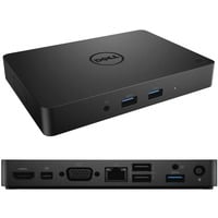 Dell WD15 Generalüberholt, Dockingstation schwarz, HDMI, VGA, Mini DisplayPort