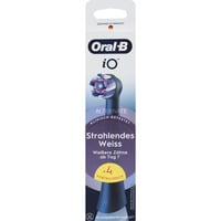 Oral-B Oral-B iO Strahlendes Weiss 4er, Aufsteckbürste schwarz, Für eine aufhellende Reinigung