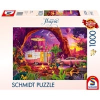 Schmidt Spiele Jeff Haynie: Camping-Paradies in der Wüste, Puzzle 1000 Teile