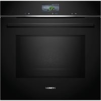 Siemens HM776GKB1 IQ700, Backofen schwarz/edelstahl, mit Mikrowellenfunktion, 60 cm, Home Connect