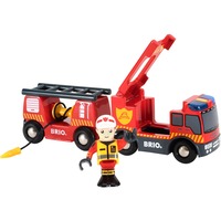 World Feuerwehr-Leiterfahrzeug mit Licht & Sound, Spielfahrzeug