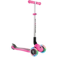 GLOBBER Primo Lights mit Leuchtrollen, Scooter pink