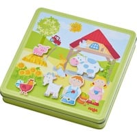 HABA Magnetspiel-Box Peters und Paulines Bauernhof, Geschicklichkeitsspiel 