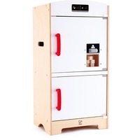 Weißer Kühlschrank mit Gefrierfach, Spielküche