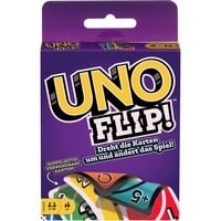 Image of Mattel Games UNO Flip, Kartenspiel, Gesellschaftsspiel, Familienspiel, Kinderspiel