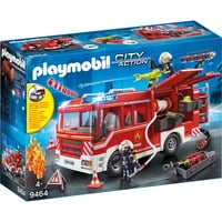 PLAYMOBIL 9464 City Action Feuerwehr-Rüstfahrzeug, Konstruktionsspielzeug rot/weiß, Mit Licht und Sound