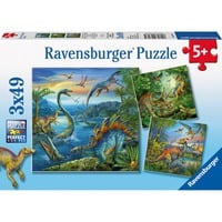 Faszination Dinosaurier, Puzzle Teile: 147 (3x 49) Altersangabe: ab 5 Jahren Motive: Dinosaurier