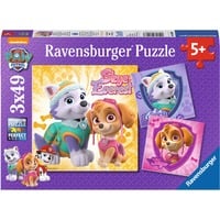 Ravensburger Paw Patrol Bezaubernde Hundemädchen Puzzle, 3 x 49 Teile