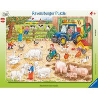 Puzzle Auf dem großen Bauernhof Teile: 40 Altersangabe: ab 4 Jahren Motive: Tiere auf dem Bauernhof