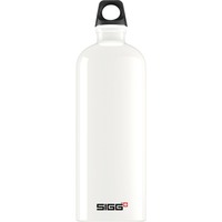 SIGG Alu Traveller 1 Liter, Trinkflasche weiß