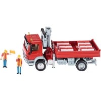 SIKU 3534 SUPER Mercedes Atego mit Kran, Modellfahrzeug rot