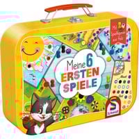 Schmidt Spiele Meine 6 ersten Spiele, Brettspiel im Metallkoffer