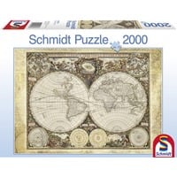 Puzzle Historische Weltkarte Teile: 2000 Größe: 96,8 x 69,2 cm Altersangabe: ab 12 Jahren