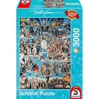 Puzzle Hollywood XXL Teile: 3000 Größe: 83,6 x 117,6 cm Altersangabe: ab 12 Jahren Motive: Hollywoodstars