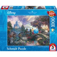 Puzzle Thomas Kinkade: Disney Cinderella Teile: 1000 Größe: 69,3 x 49,3 cm Altersangabe: ab 12 Jahren