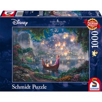 Puzzle Thomas Kinkade: Disney Rapunzel Teile: 1000 Größe: 69,3 x 49,3 cm Altersangabe: ab 12 Jahren