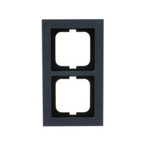 0 Abdeckrahmen 2-fach, Abdeckung blau, Retail