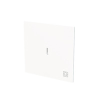 0 Wippe mit Symbol Stecker mit transparenter Kalotte weiß, Retail