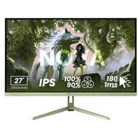 Arozzi Nova 27T2K180, Gaming-Monitor 68.6 cm (27 Zoll), grün, QHD, IPS, HDMI, DP, Lautsprecher, 180Hz Panel