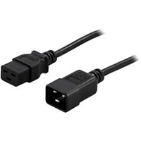 BlueWalker IEC-Kabel C19/C20, Verlängerungskabel schwarz, 16A, 1,8m