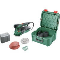 Bosch Exzenterschleifer PEX 300 AE + 30-teiliges Zubehör-Set grün/schwarz, 270 Watt, SystemBox