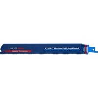 Bosch Professional EXPERT Säbelsägeblatt ‘Medium-Thick Tough Metal’ S 1155 HHM, 10 Stück Länge 225mm