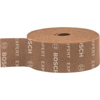 Bosch Professional Expert Vliesrolle N880 Grob A, 115mmx10m, Schleifblatt braun, 10 Meter Rolle, zum Handschleifen