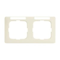 4011395991527 - BJ Duro 2000 SI Linear 1732NSKA-212 Rahmen +Schriftfeld 2fach weiß waager