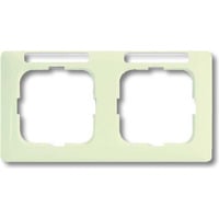 4011395991527 - BJ Duro 2000 SI Linear 1732NSKA-212 Rahmen +Schriftfeld 2fach weiß waager