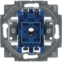 Busch-Jaeger Wippschalter-Einsatz Kreuzschalter 230 Volt 10 Ampere Typ 2000/7 US blau, Retail