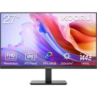 Koorui E2711K, LED-Monitor 68.6 cm (27 Zoll), schwarz, FullHD, IPS, HDMI, VGA, 144Hz Panel