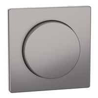 Merten Zentralplatte mit Drehknopf für Dimmer grau, Retail