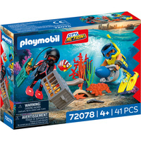 4008789720788 - 72078 City Action Polizeitaucher mit Schatz Konstruktionsspielzeug