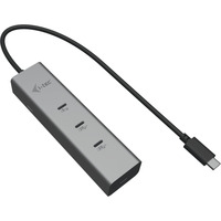 i-tec USB-C Charging Metal HUB 5port mit USB-C video 8K, Power Delivery 85W