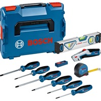 Bosch Schraubendreher- und Handwerkzeug-Set, 19-teilig, Zangen-Set blau, L-BOXX 102